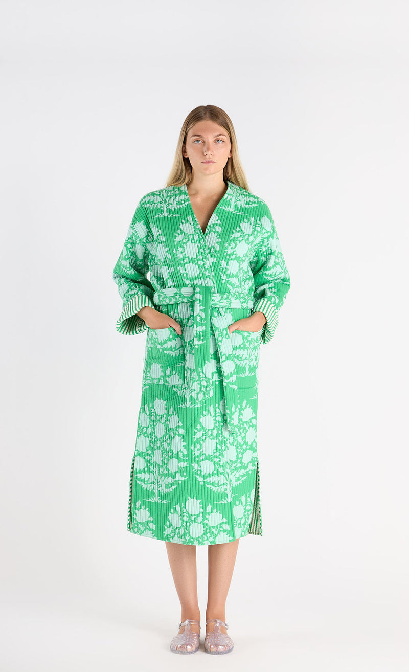 Dowe Bo - Cotton Quilted Robe