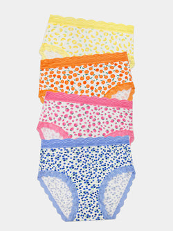 Stripe & Stare - High-Rise Knickers Four Pack | Fruit Smoothie