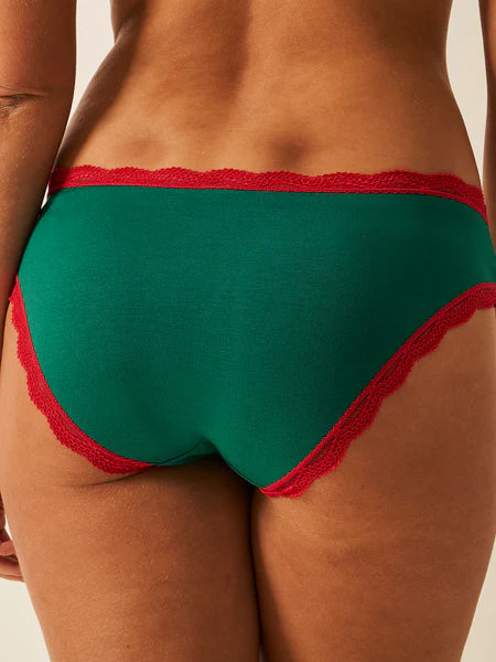 Stripe & Stare - Falalala Llama Embroidery Knicker