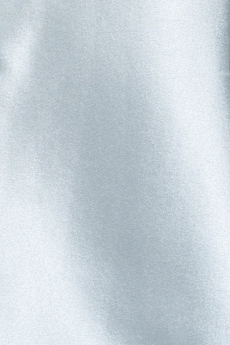 Ginia - Silk Lace Slip | Sky Blue