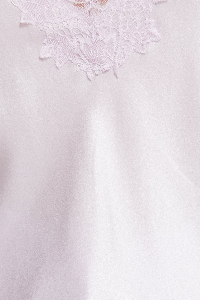 Ginia - Silk Lace  Cami | Soft Lilac