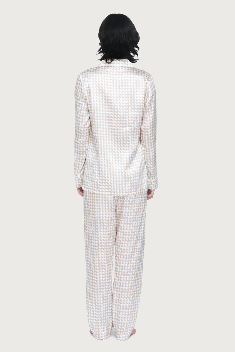 Ginia - Fine Finshes Pyjama | Houndstooth