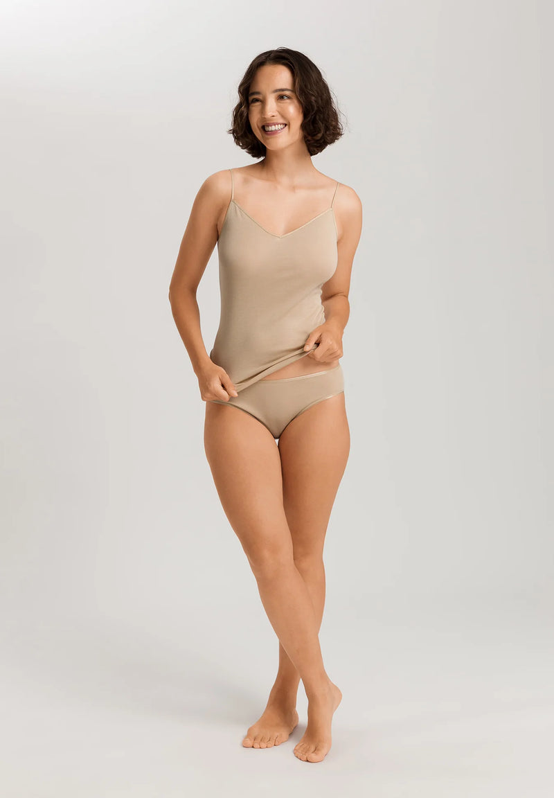 Hanro - Cotton Seamless Midi Brief | AW25