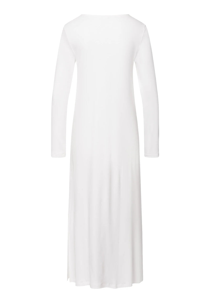 Hanro - Kalea Nw-Long Sleeve Nightdress 130cm | Off White
