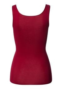 Hanro - Cotton Seamless Tank Top|Red Dahlia