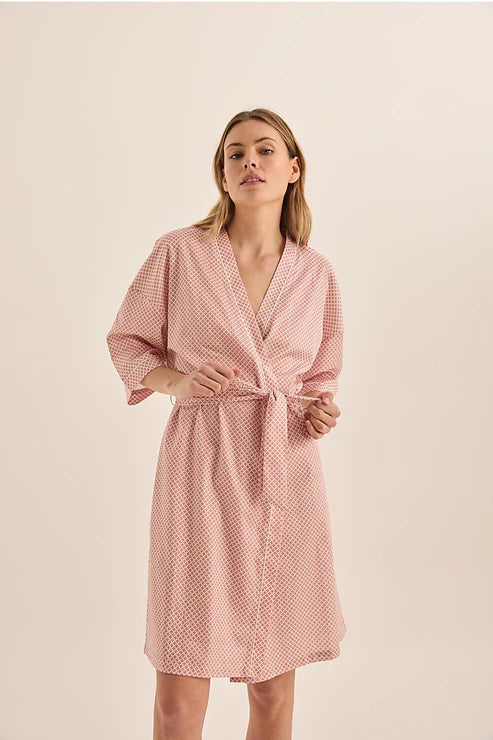 Gingerlilly - Indigo Diamond Robe