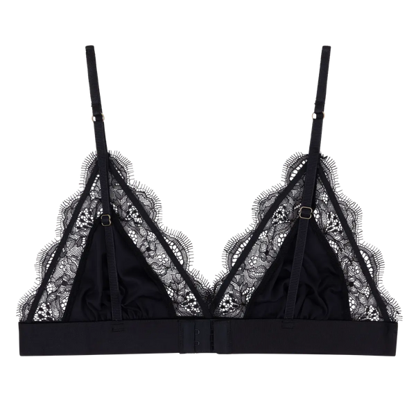 Love Stories - Love Lace Wirefree Bralette | Black