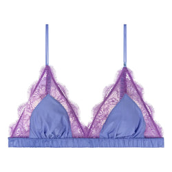 Love Stories - Love Lace Triangle Bralette | Purple