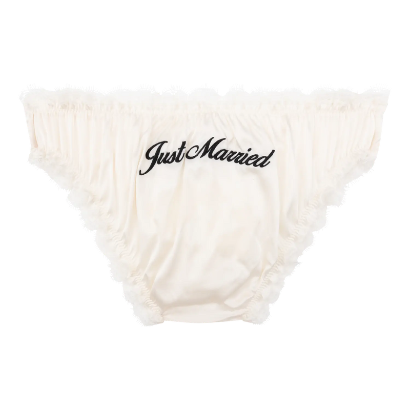 Love Stories - "Just Married”  Lola Brief | Off White