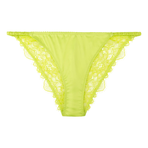 Love Stories - Wild Rosie Delicate Lace Brief | Lime