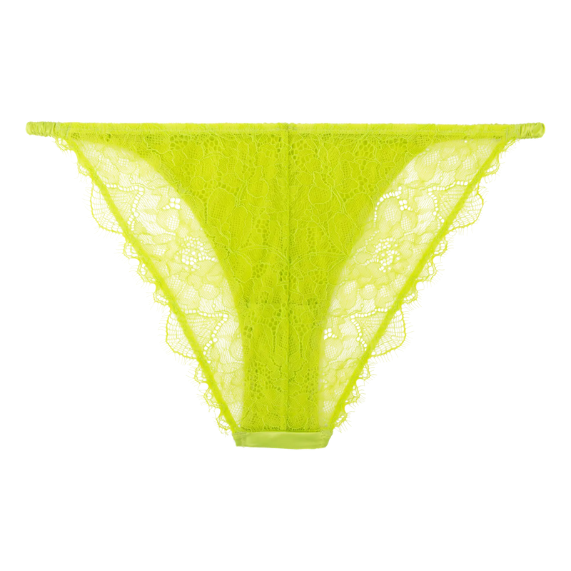 Love Stories - Wild Rosie Delicate Lace Brief | Lime