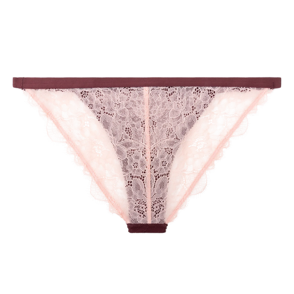 Love Stories - Wild Rose Comfortable Lace Briefs | Burgundy