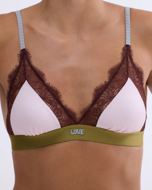 Love Stories - Love Lace Bralette  | Pink