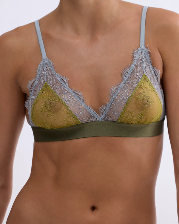 Love Stories - Love Lace Bralette  | Green
