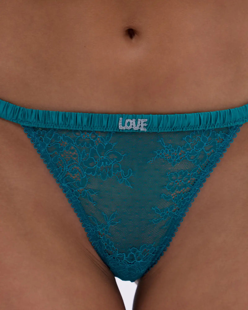 Love Stories - Wild Rose Bikini | Teal Blue