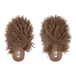 Love Stories - Furry Slippers | Brown
