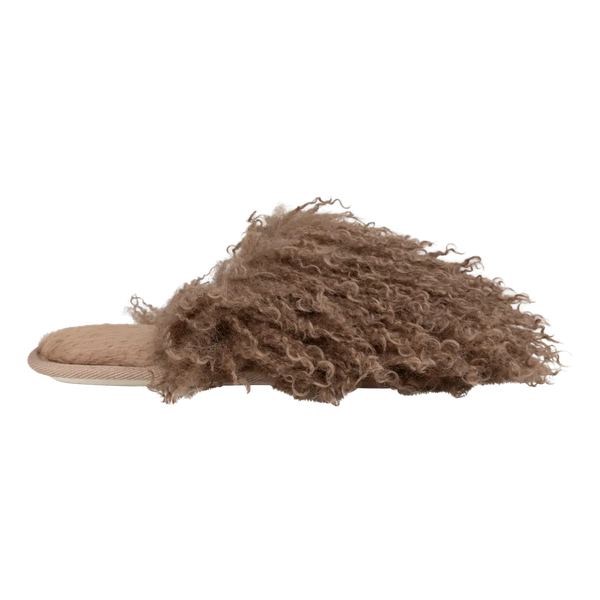 Love Stories - Furry Slippers | Brown