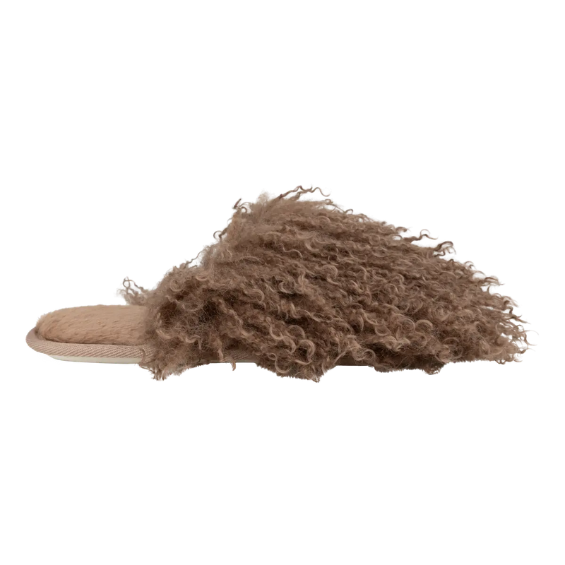 Love Stories - Furry Slippers | Brown