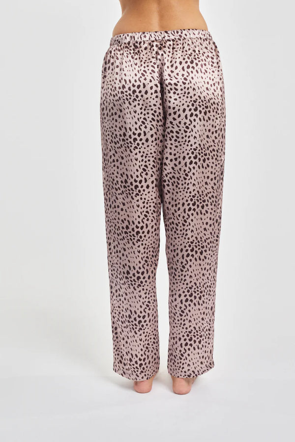 Love & Lustre - Silk Sleep Pant | Leopard Print