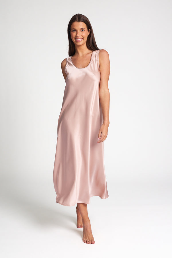 Love & Lustre - Mono Silk Long Nightie|