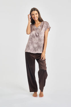 Love & Lustre - Silk Cap Sleeve Plunge Tee
