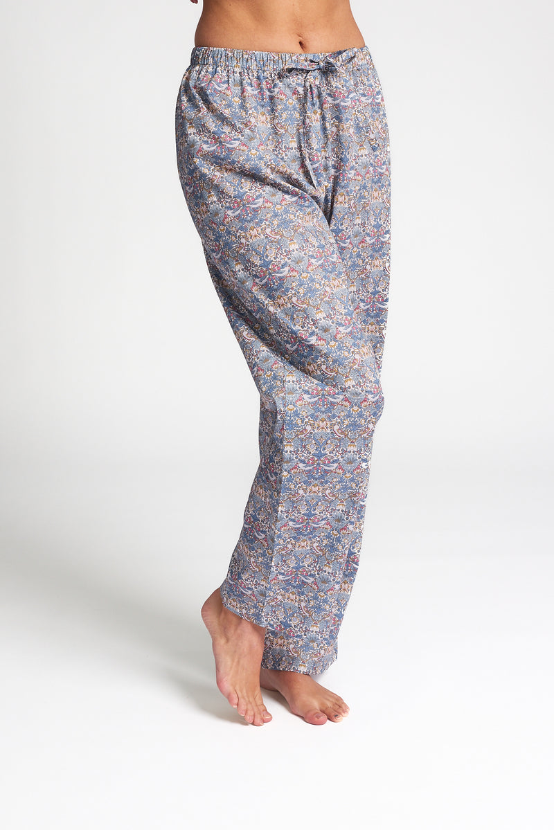 Love & Lustre - Liberty Tana Cotton PJ Pant | Strawberry Thief