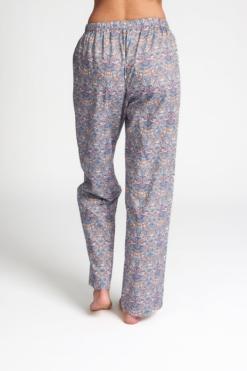 Love & Lustre - Liberty Tana Cotton PJ Pant | Strawberry Thief