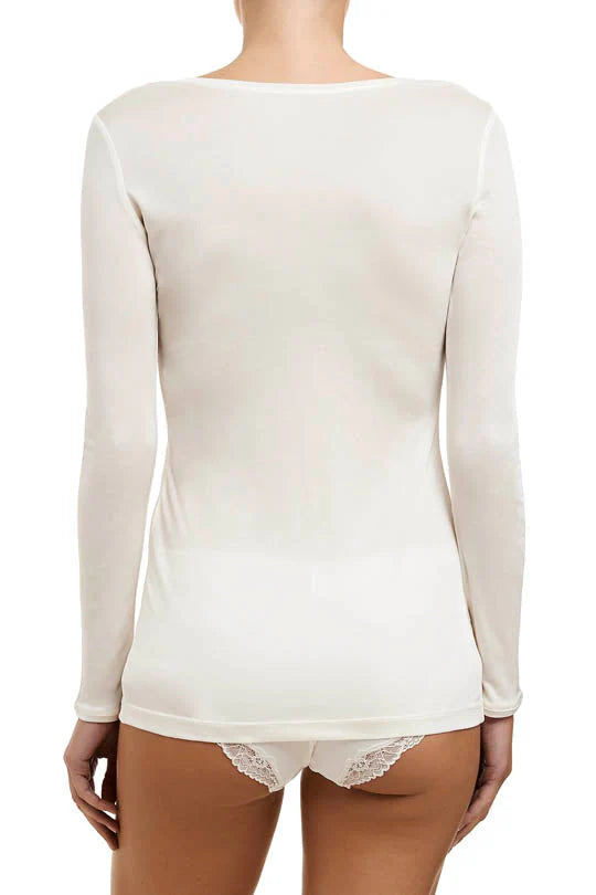 Love & Lustre - Silk Jersey Long Sleeve Top