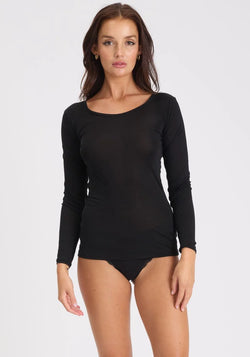 Love & Lustre - Silk Jersey Long Sleeve Top