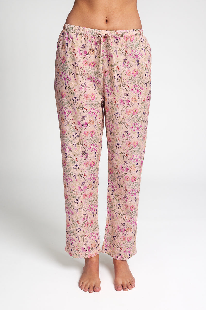 Morning Honey - Voile Cotton Pant | Ditzy Blossom