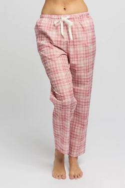 Morning Honey -  Cotton Voile Sleep Pant | Musk Gingham