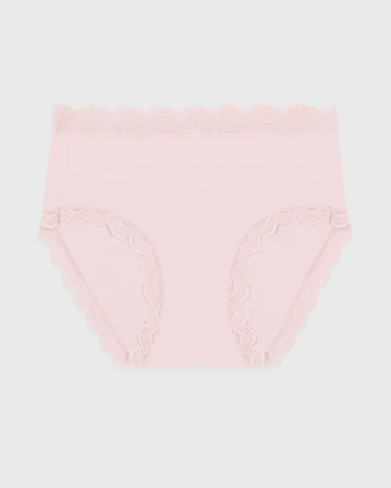 Stripe & Stare - High Rise Knicker | Pink-a-boo