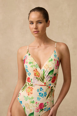 Monte & Lou - Palermo Wrap One Piece