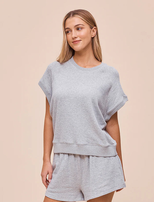 Papinelle - Most Wanted Short Sleeve Top | Grey