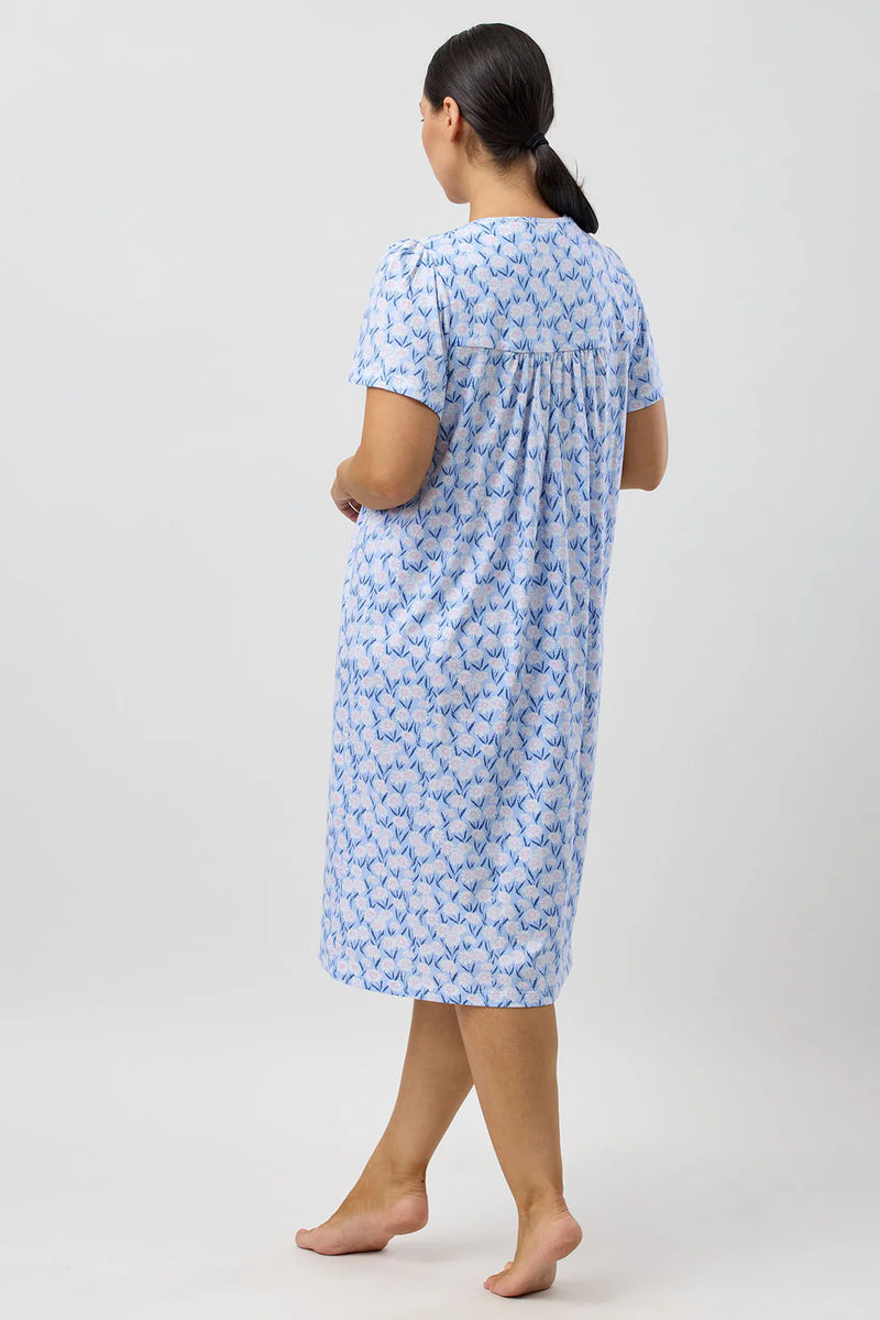 Schrank - Daisies Short Sleeve Cotton Nightie