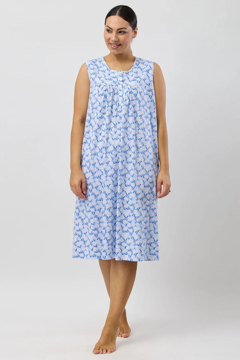 Schrank - Daisies Sleeveless Cotton Nightie