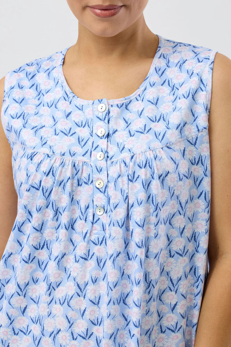 Schrank - Daisies Sleeveless Cotton Nightie