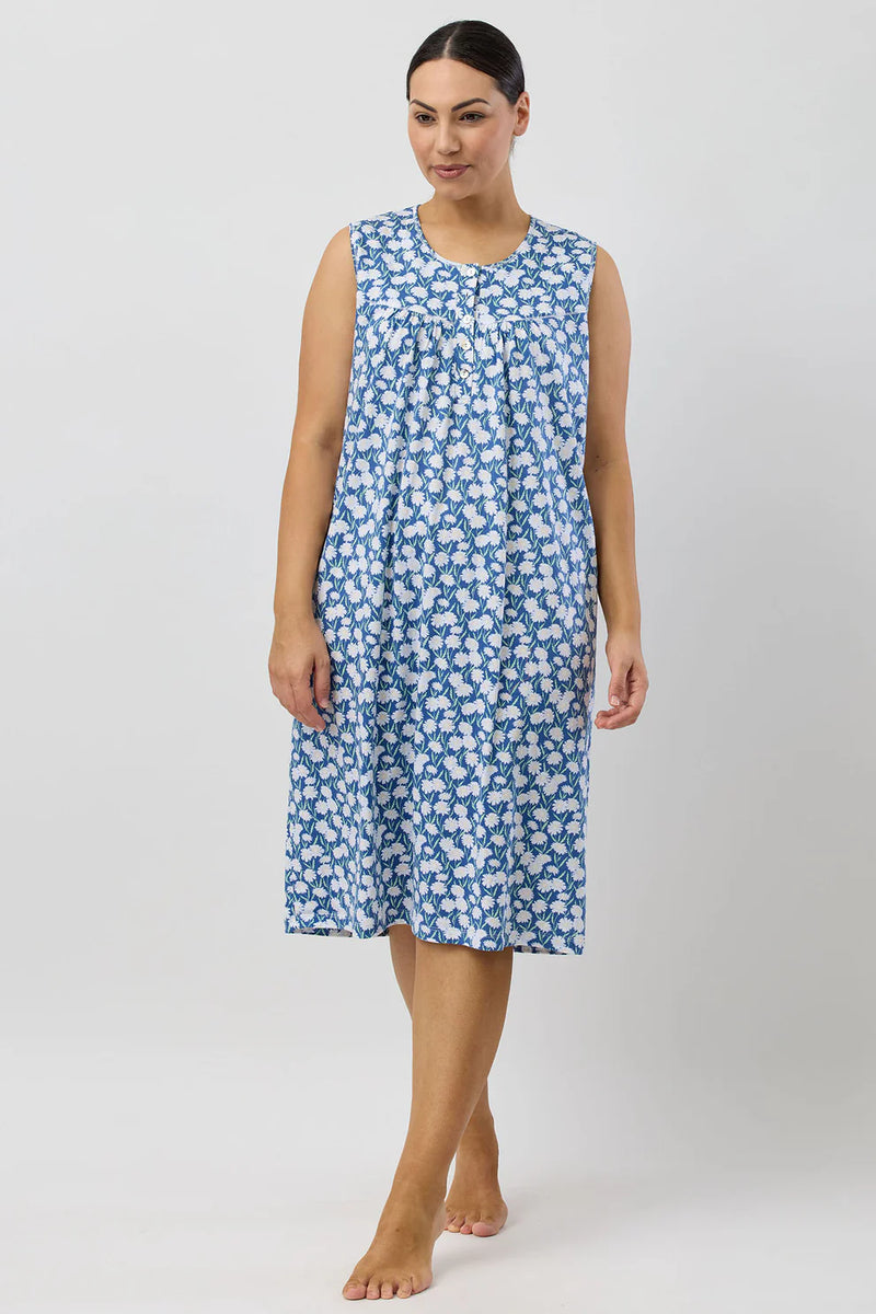 Schrank - Daisies Sleeveless Cotton Nightie