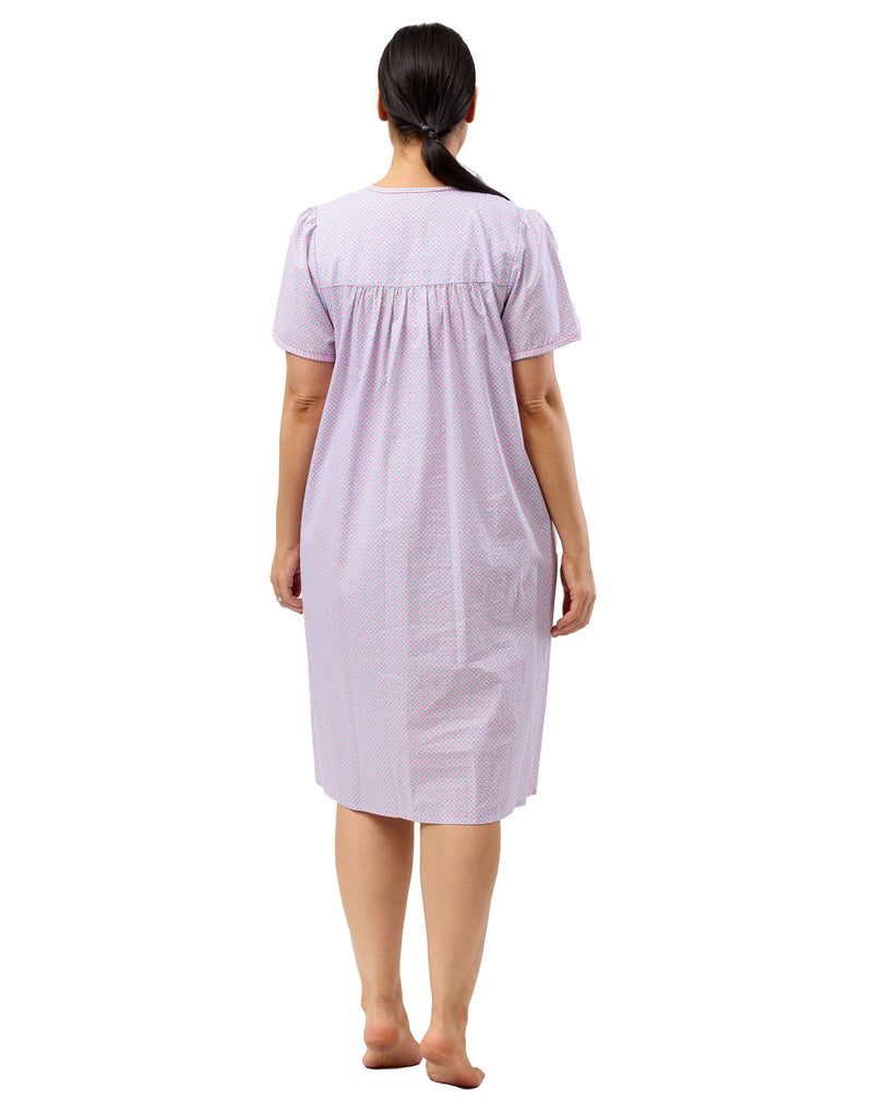 Schrank - Geo Short Sleeve Cotton Nightie