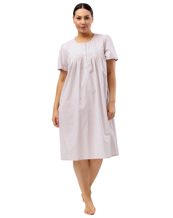 Schrank - Geo Short Sleeve Cotton Nightie