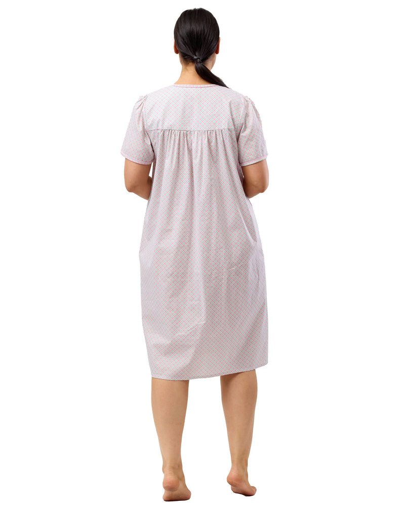 Schrank - Geo Short Sleeve Cotton Nightie