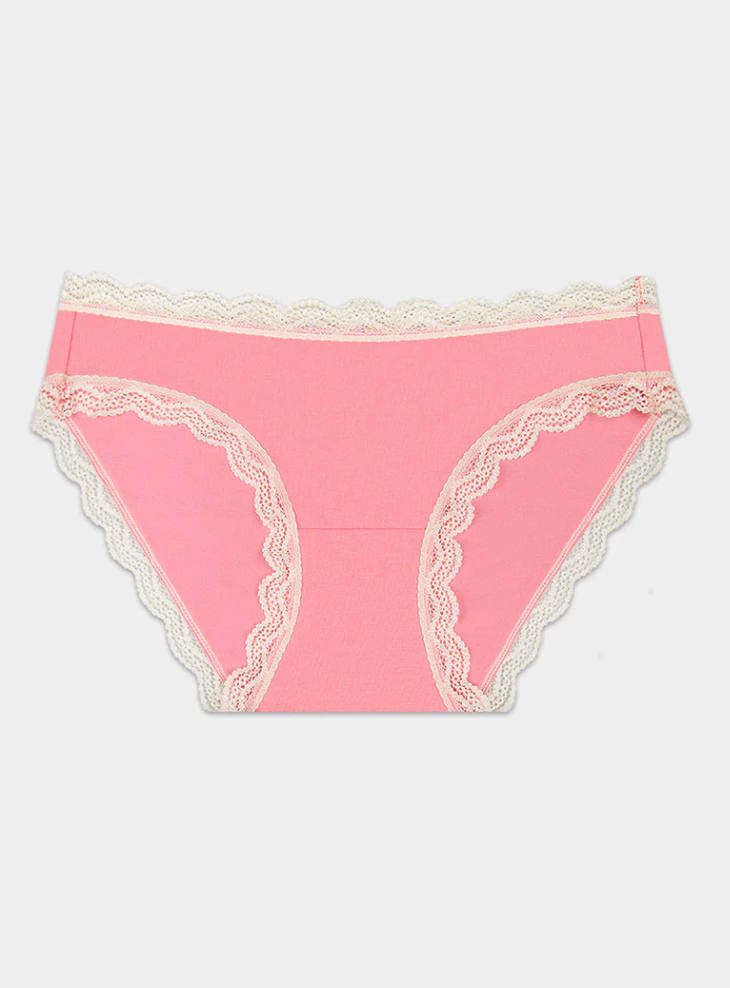 Stripe & Stare - Classic Knicker | Geranium Pink
