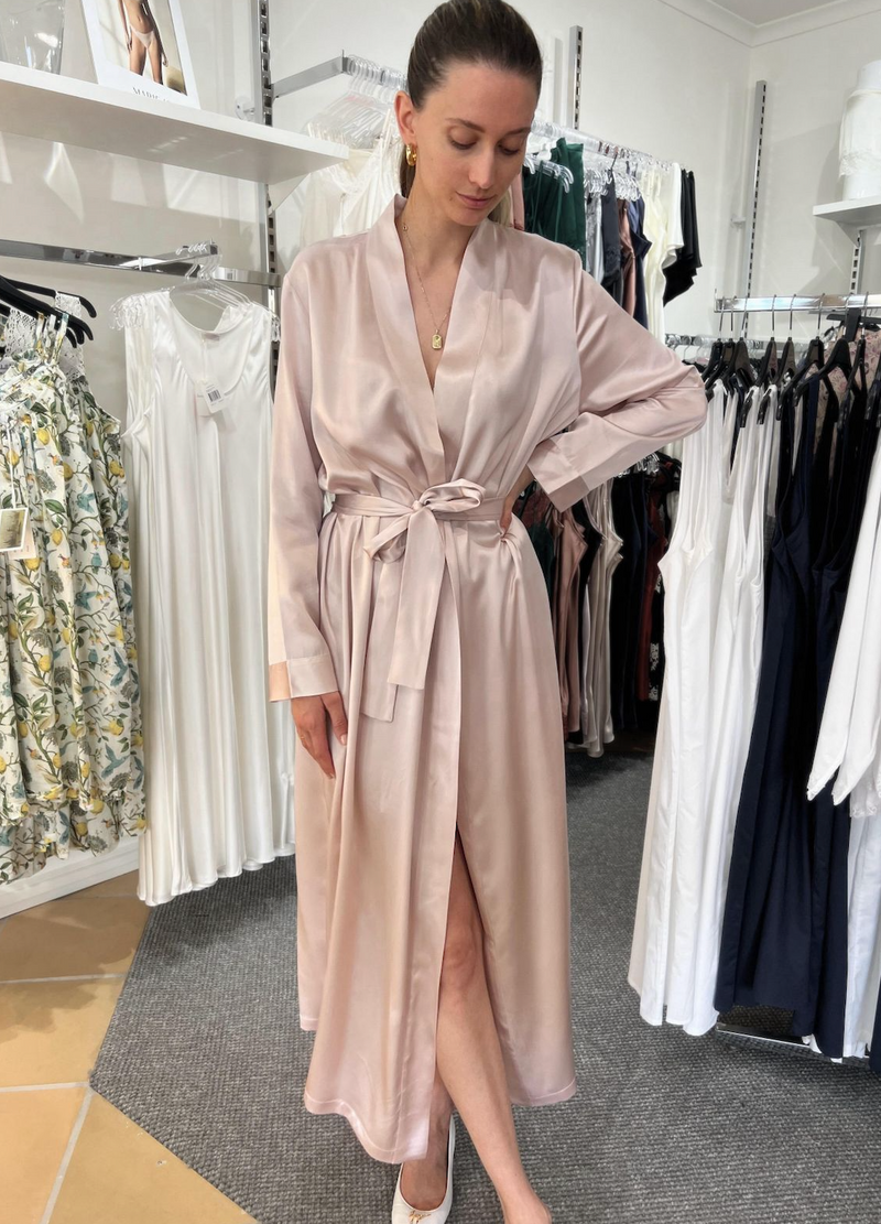 Love & Lustre - Silk Robe Long