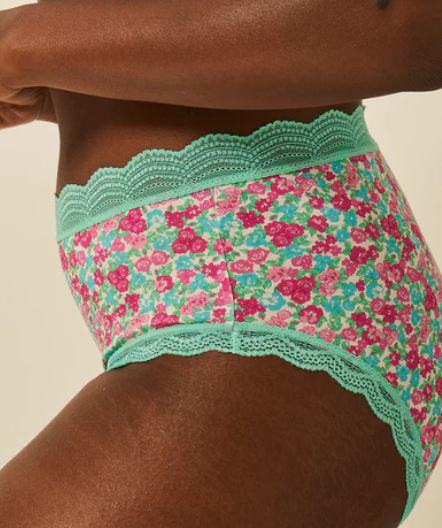 Stripe & Stare - High Rise Knicker | Neon Meadow
