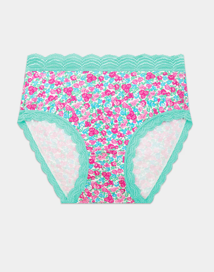 Stripe & Stare - High Rise Knicker | Neon Meadow