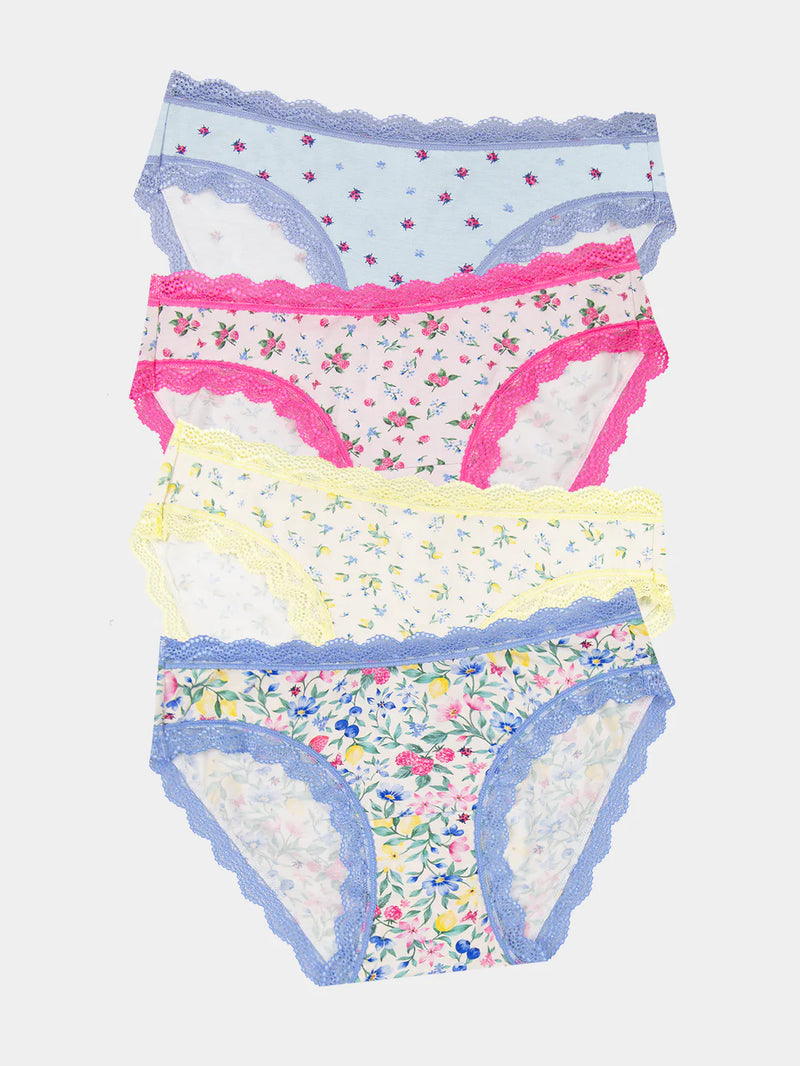 Stripe & Stare - The Original Knicker Four Pack | Summer Garden