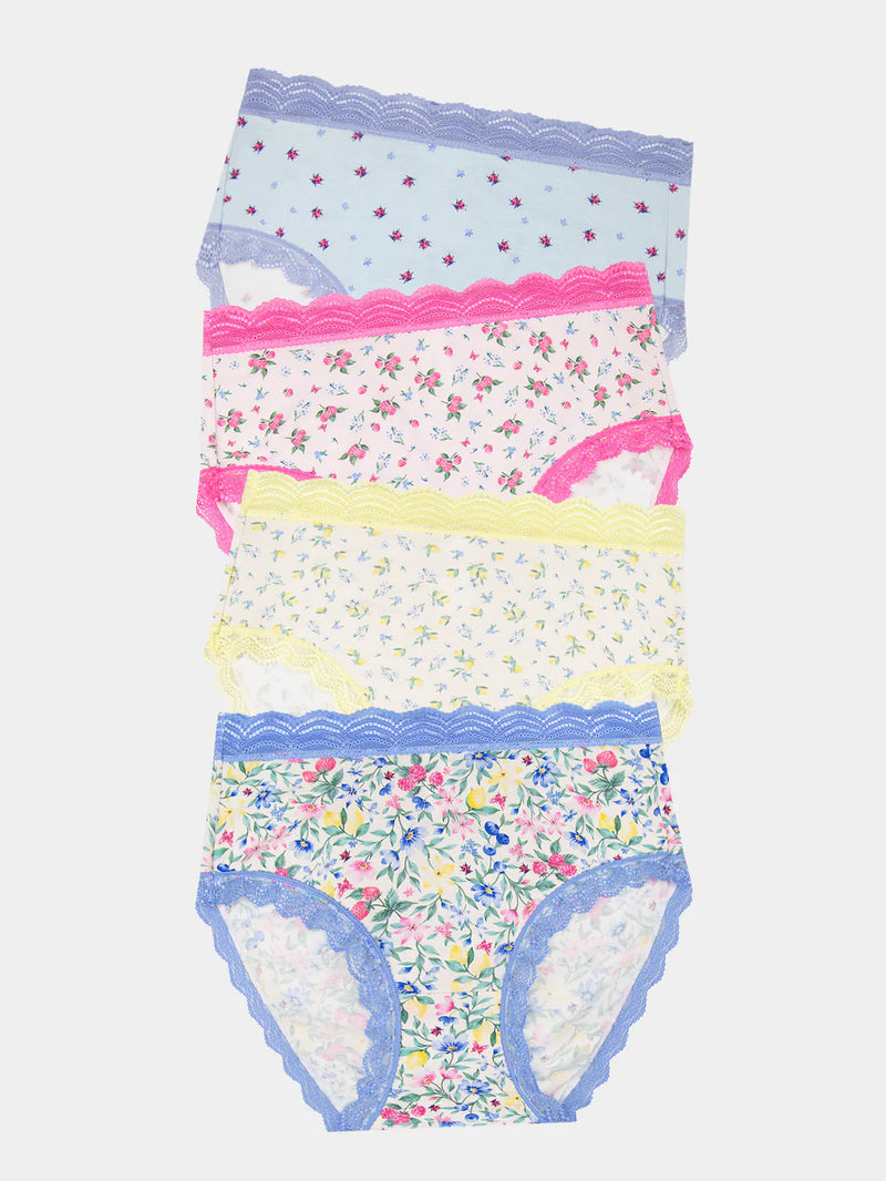 Stripe & Stare - High Rise Four pack | Summer Garden