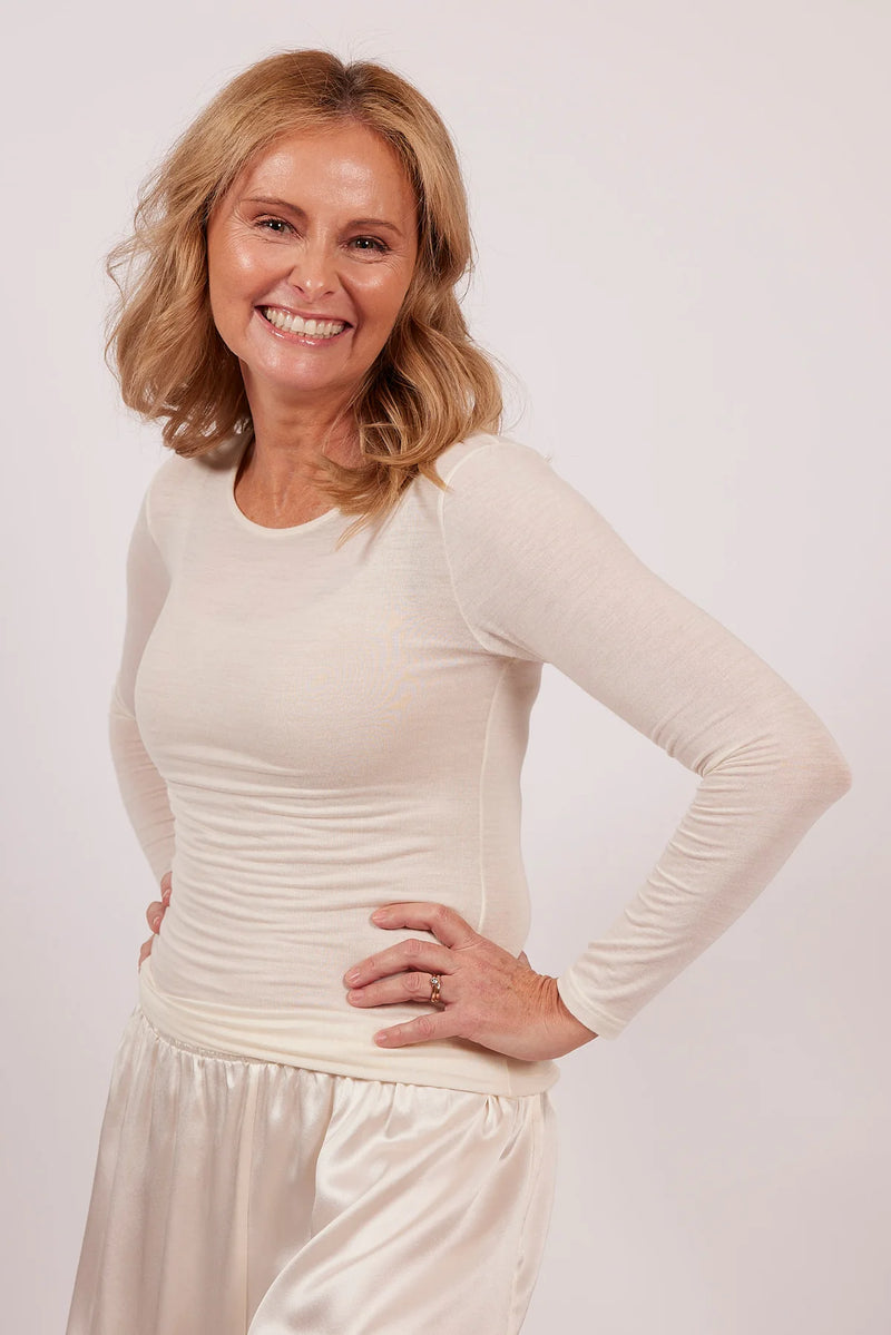 The Baseline - Modal Cashmere Long Sleeve Top