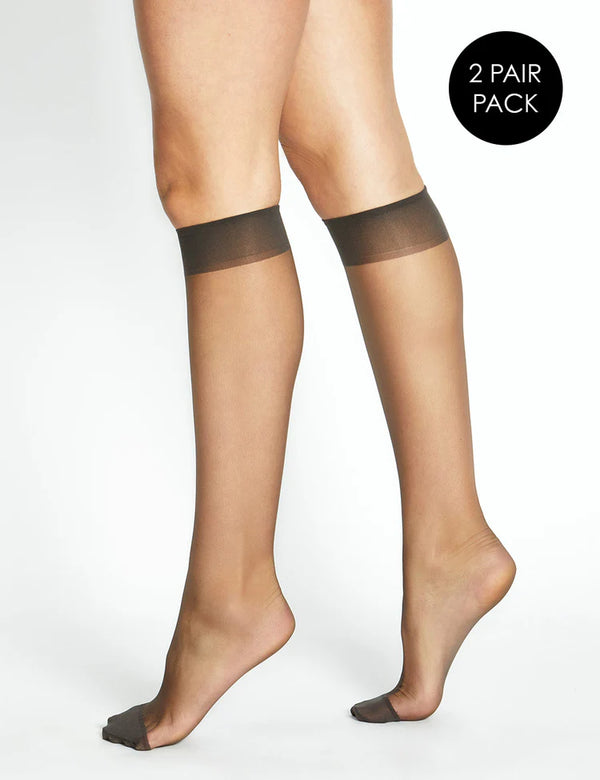 Levante - Ultra Sheer Knee Highs 2 pack