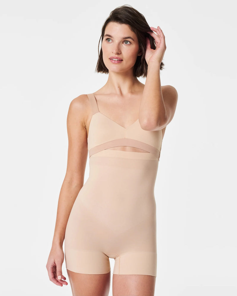 Spanx - Everyday Seamless Shaping High-Waisted Shorty | Soft Nude